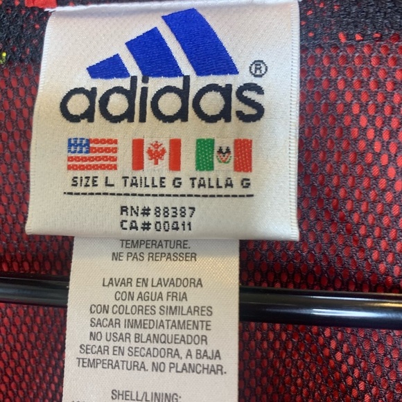 Vintage Adidas Wind Jacket Sz Lg - Picture 5 of 5